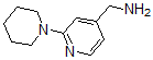 CAS#: 876316-37-9, 2-(1-Piperidinyl)-4-Pyridinemethanamine