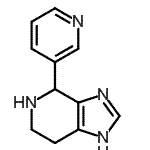 CAS#: 876708-23-5, 4-(3-Pyridinyl)-4,5,6,7-tetrahydro-1H-imidazo[4,5-c]pyridine
