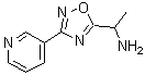 CAS 登录号：876710-85-9， 1-[3-(3-吡啶基)-1,2,4-恶二唑-5-基]乙胺