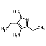 CAS#: 87675-34-1, 3,5-Diethyl-1-methyl-1H-pyrazol-4-amine