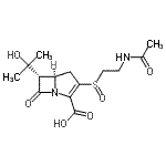 CAS#: 87695-64-5, (5R,6S)-3-[(2-Acetamidoethyl)sulfinyl]-6-(2-hydroxy-2-propanyl)-7-oxo-1-azabicyclo[3.2.0]hept-2-ene-2-carboxylic acid