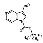 CAS#: 877260-55-4, 2-Methyl-2-propanyl 3-formyl-1H-pyrrolo[3,2-c]pyridine-1-carboxylate