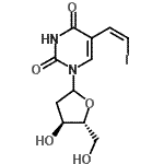 CAS 登录号：87727-68-2， 2'-脱氧-5-[(Z)-2-碘乙烯基]尿苷