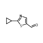 CAS#: 877385-86-9, 2-Cyclopropyl-1,3-thiazole-5-carbaldehyde