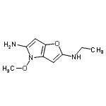 CAS#: 877396-14-0, N<sup>2</sup>-Ethyl-4-methoxy-4H-furo[3,2-b]pyrrole-2,5-diamine