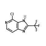 CAS#: 877402-76-1, 4-Chloro-2-(trifluoromethyl)-3H-imidazo[4,5-c]pyridine