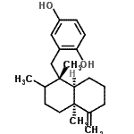 CAS#: 87764-13-4, 2-{[(1S,4aS,8aR)-1,2,4a-Trimethyl-5-methylenedecahydro-1-naphthalenyl]methyl}-1,4-benzenediol