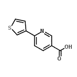 CAS#: 877674-90-3, 6-(3-Thienyl)nicotinic acid