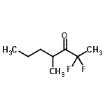 CAS#: 87777-49-9, 2,2-Difluoro-4-methyl-3-heptanone