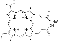 CAS 登录号：87806-31-3， 卟吩姆钠