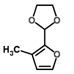 CAS 登录号：878285-40-6， 2-(3-甲基-2-呋喃基)-1,3-二氧戊环