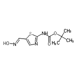CAS#: 878376-12-6, 2-Methyl-2-propanyl {5-[(E)-(hydroxyimino)methyl]-1,3-thiazol-2-yl}carbamate