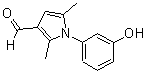 CAS#: 878424-24-9, 1-(3-Hydroxyphenyl)-2,5-dimethyl-1H-pyrrole-3-carbaldehyde
