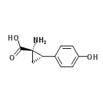 CAS 登录号：87856-51-7， (1S,2S)-1-氨基-2-(4-羟基苯基)环丙烷羧酸