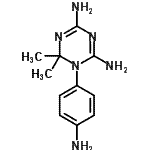 CAS#: 87871-35-0, 1-(4-Aminophenyl)-6,6-dimethyl-1,6-dihydro-1,3,5-triazine-2,4-diamine