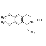CAS#: 878790-03-5, 1-Ethyl-6,7-dimethoxy-1,2,3,4-tetrahydroisoquinoline hydrochloride (1:1)