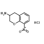 CAS#: 878807-40-0, 8-Nitro-3-chromanamine hydrochloride (1:1)