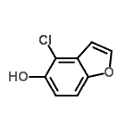 CAS#: 879093-12-6, 4-Chloro-1-benzofuran-5-ol