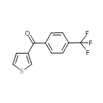 CAS#: 879218-18-5, 3-Thienyl[4-(trifluoromethyl)phenyl]methanone
