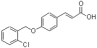 CAS 登录号：879642-95-2， (2E)-3-{4-[(2-氯苄基)氧基]苯基}丙烯酸