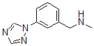 CAS#: 879896-43-2, N-Methyl-3-(1H-1,2,4-Triazol-1-Yl)-Benzenemethanamine