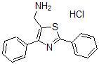 CAS#: 879896-44-3, 2,4-Diphenyl-5-Thiazolemethanamine Hydrochloride (1:1)