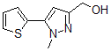 CAS#: 879896-47-6, 1-Methyl-5-(2-Thienyl)-1H-Pyrazole-3-Methanol