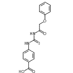 CAS#: 87998-76-3, 4-{[(Phenoxyacetyl)carbamothioyl]amino}benzoic acid