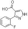 CAS#: 879996-73-3, 3-(2-Fluorophenyl)-1H-pyrazole-4-carboxylic acid