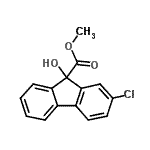 CAS#: 88026-16-8, Methyl 2-chloro-9-hydroxy-9H-fluorene-9-carboxylate