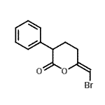 CAS 登录号：88070-96-6， (6Z)-6-(溴亚甲基)-3-苯基四氢-2H-吡喃-2-酮