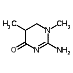 CAS#: 88075-54-1, 2-Amino-1,5-dimethyl-5,6-dihydro-4(1H)-pyrimidinone