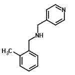 CAS#: 880809-54-1, 1-(2-Methylphenyl)-N-(4-pyridinylmethyl)methanamine