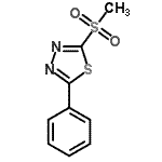 CAS#: 88088-23-7, 2-(Methylsulfonyl)-5-phenyl-1,3,4-thiadiazole