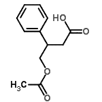 CAS#: 881019-77-8, 4-Acetoxy-3-phenylbutanoic acid