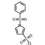 CAS 登录号：881406-26-4， 1-(苯磺酰基)-1H-吡咯-3-磺酰氯