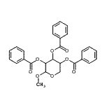 CAS#: 88165-09-7, Methyl 2,3,4-tri-O-benzoylpentopyranoside