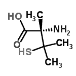 CAS 登录号：88168-74-5， 3-甲基-3-硫基-D-异缬氨酸
