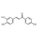 CAS#: 88191-22-4, 3-(3,4-Dihydroxyphenyl)-1-(4-hydroxyphenyl)-2-propen-1-one