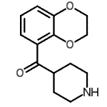 CAS#: 882004-03-7, 2,3-Dihydro-1,4-benzodioxin-5-yl(4-piperidinyl)methanone
