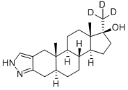 CAS#: 88247-87-4, (17beta)-17-(Methyl-D3)-2'H-Androst-2-Eno[3,2-c]Pyrazol-17-Ol