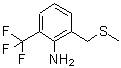 CAS#: 88301-96-6, 2-Amino-3-(Methylthiomethyl)Benzotrifluoride