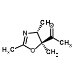 CAS#: 88309-32-4, 1-[(4R,5S)-2,4,5-Trimethyl-4,5-dihydro-1,3-oxazol-5-yl]ethanone
