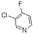 CAS 登录号：883107-69-5， 3-氯-4-氟-吡啶
