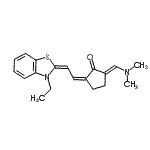 CAS#: 88340-84-5, (2E,5Z)-2-[(Dimethylamino)methylene]-5-[(2E)-2-(3-ethyl-1,3-benzothiazol-2(3H)-ylidene)ethylidene]cyclopentanone