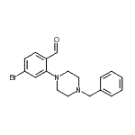 CAS#: 883511-95-3, 2-(4-Benzyl-1-piperazinyl)-4-bromobenzaldehyde