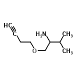 CAS 登录号：883516-15-2， 1-(3-丁炔-1-基氧基)-3-甲基-2-丁胺