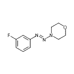 CAS#: 883542-75-4, 4-[(E)-(3-Fluorophenyl)diazenyl]morpholine