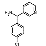 CAS 登录号：883548-10-5， 1-(4-氯苯基)-1-(3-吡啶基)甲胺