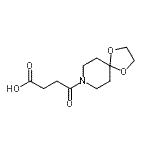 CAS 登录号：883550-05-8， 4-(1,4-二氧杂-8-氮杂螺[4.5]癸-8-基)-4-氧代丁酸